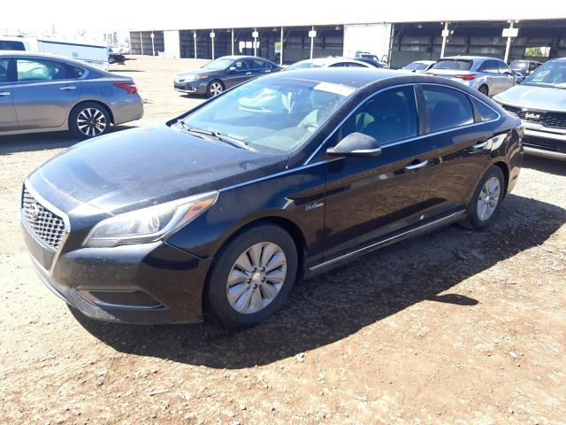 HYUNDAI SONATA HYB 2016 with VIN KMHE24L18GA013672 - Photo from auction