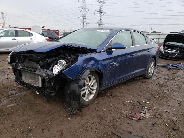 HYUNDAI SONATA SE 2017 with VIN 5NPE24AF7HH519734 - Photo from auction