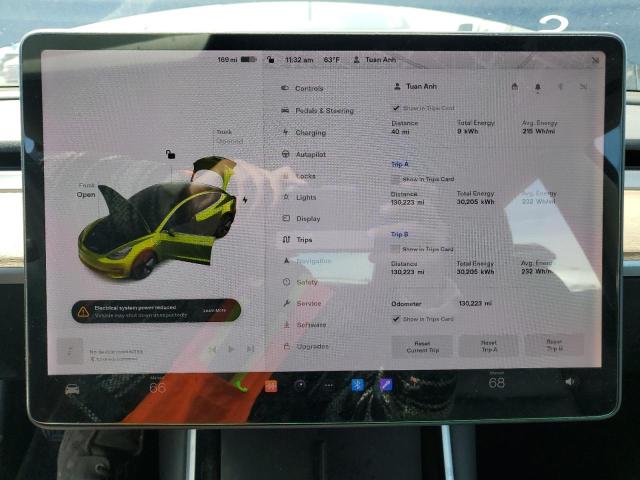 Photo 9 from auction – 2018 TESLA MODEL 3 with VIN 5YJ3E1EA3JF102286