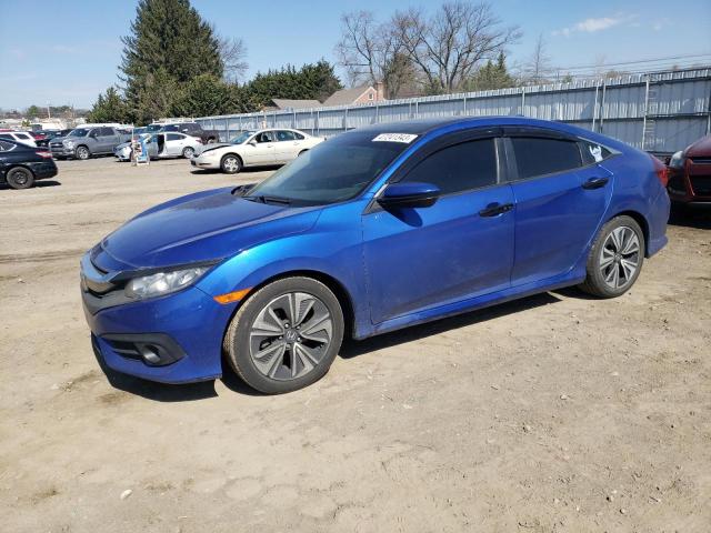 HONDA CIVIC EX 2018 with VIN JHMFC1F39JX011532 - Photo from auction