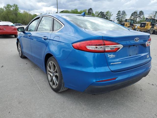 Photo 2 from auction – 2019 FORD FUSION SEL with VIN 3FA6P0CD7KR182809