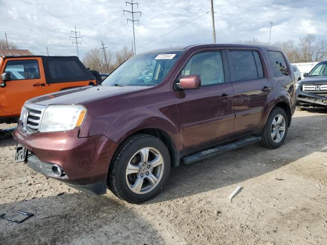 HONDA PILOT EXL 2012 with VIN 5FNYF4H5XCB034882 - Photo from auction