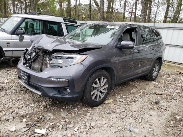 HONDA PILOT EX 2019 with VIN 5FNYF5H39KB003836 - Photo from auction