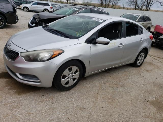 KIA FORTE LX 2015 with VIN KNAFK4A60F5300080 - Photo from auction