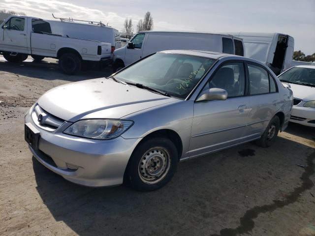HONDA CIVIC EX 2005 with VIN 2HGES267X5H562282 - Photo from auction