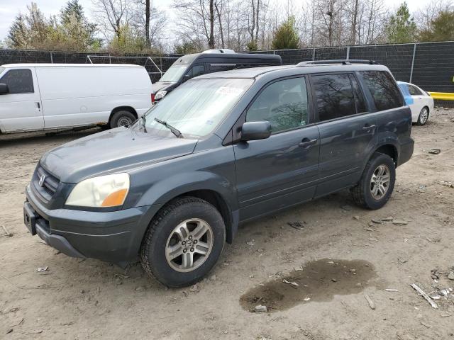 HONDA PILOT EX 2004 with VIN 2HKYF18434H503741 - Photo from auction
