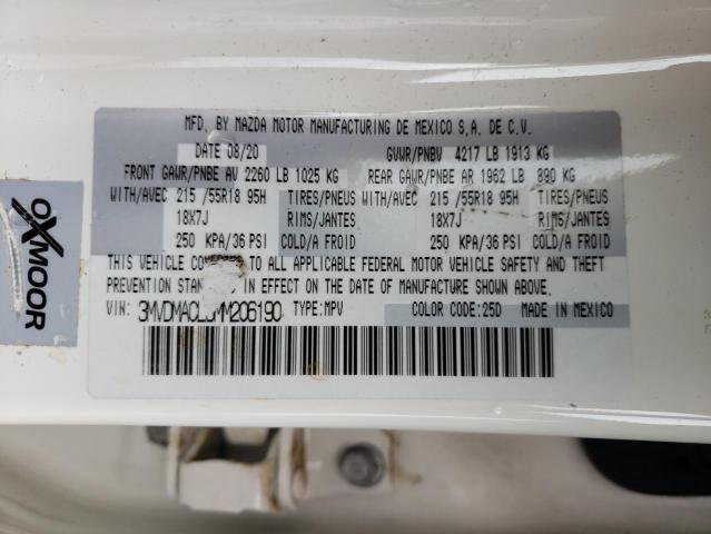 Photo 14 from auction – 2021 MAZDA CX-30 PREF with VIN 3MVDMACL3MM206190