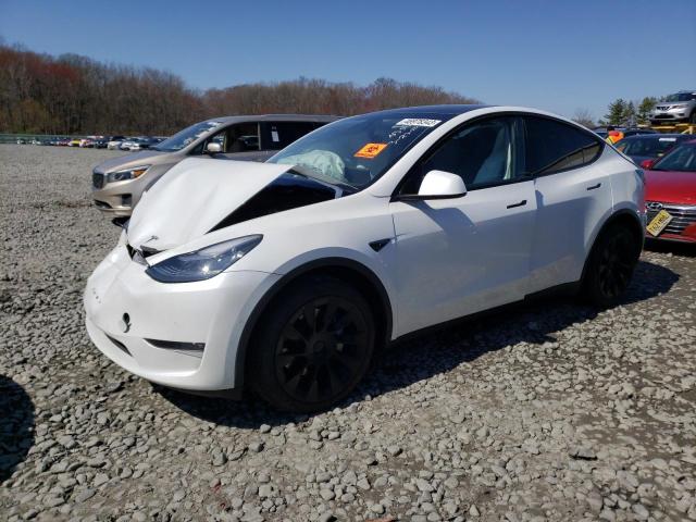 TESLA MODEL Y 2021 with VIN 5YJYGAEE3MF155285 - Photo from auction