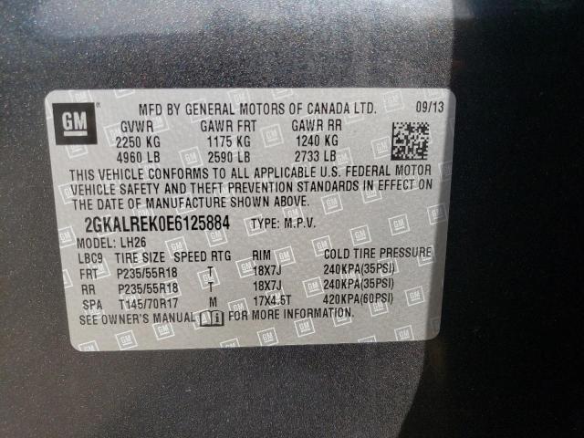 Zdjęcie 14 z aukcji – 2014 GMC TERRAIN SL z VIN 2GKALREK0E6125884