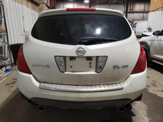 Photo 6 from auction – 2006 NISSAN MURANO SL with VIN JN8AZ08W86W545795