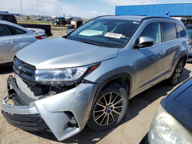 TOYOTA HIGHLANDER 2018 with VIN 5TDKZRFH5JS526607 - Photo from auction
