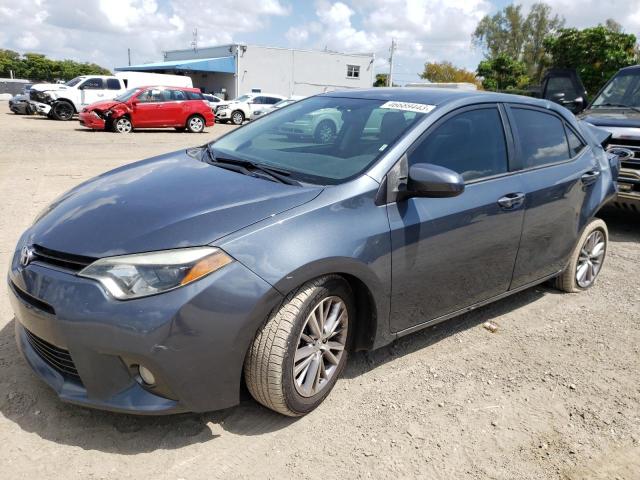 TOYOTA COROLLA L 2015 with VIN 2T1BURHE7FC256670 - Photo from auction