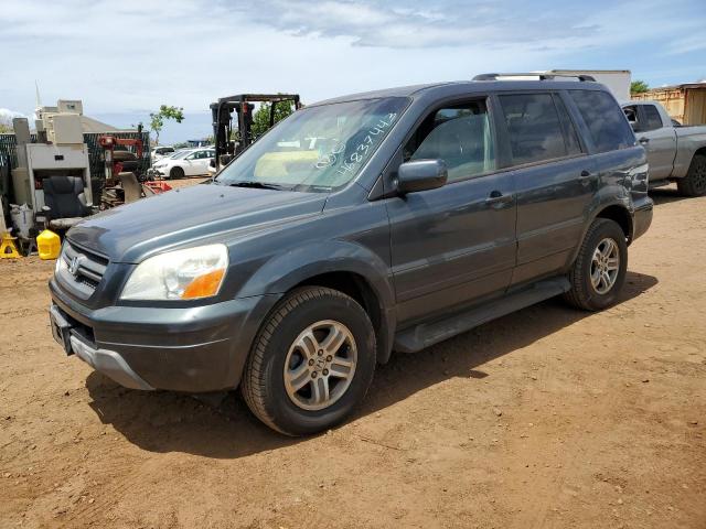 HONDA PILOT EX 2004 with VIN 2HKYF18464H500350 - Photo from auction