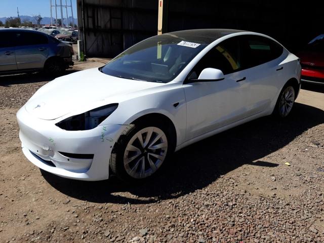TESLA MODEL 3 2022 with VIN 5YJ3E1EA7NF289974 - Photo from auction