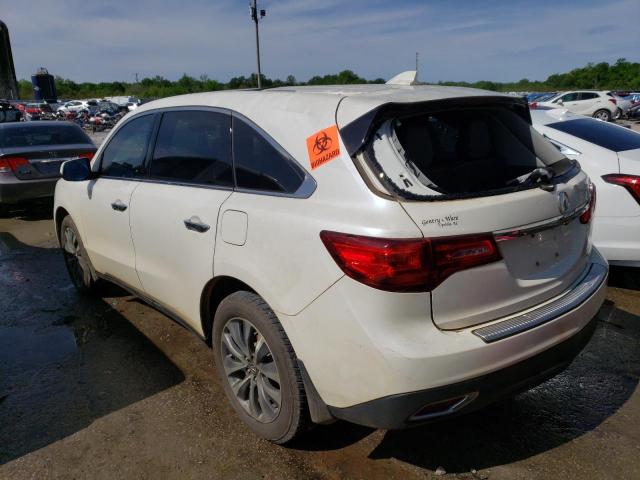 Photo 2 from auction – 2016 ACURA MDX TECHNO with VIN 5FRYD3H49GB018054