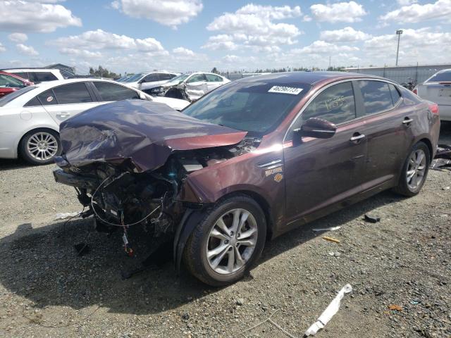 KIA OPTIMA LX 2013 with VIN 5XXGM4A71DG090186 - Photo from auction