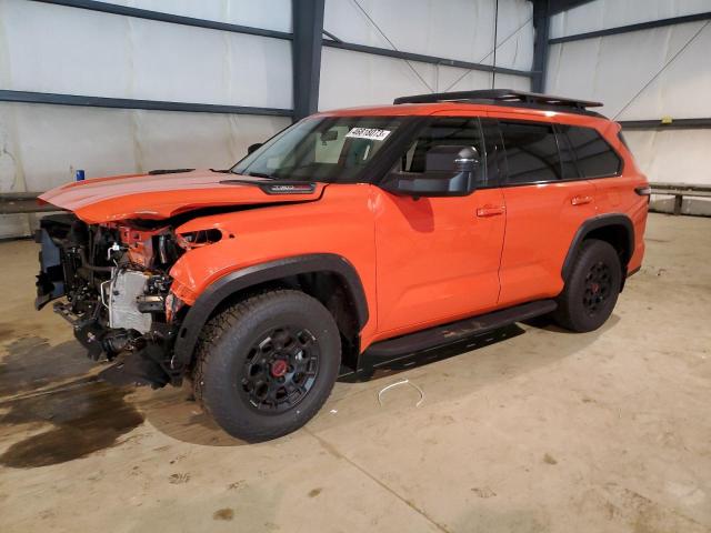 TOYOTA SEQUOIA SR 2023 with VIN 7SVAAABA2PX007178 - Photo from auction
