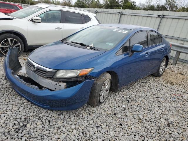 HONDA CIVIC LX 2012 with VIN 19XFB2F56CE028870 - Photo from auction