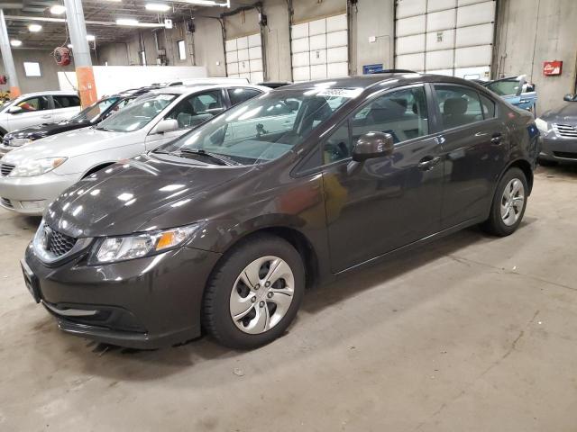HONDA CIVIC LX 2013 with VIN 19XFB2F52DE063326 - Photo from auction
