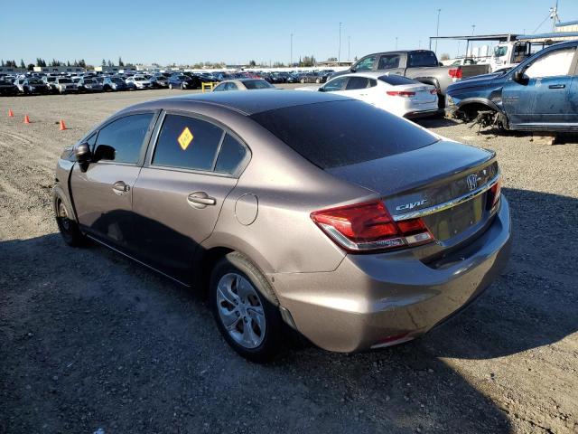 Photo 2 from auction – 2014 HONDA CIVIC LX with VIN 19XFB2F56EE241708
