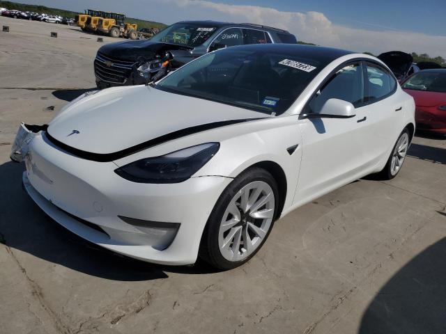TESLA MODEL 3 2022 with VIN 5YJ3E1EA4NF188665 - Photo from auction