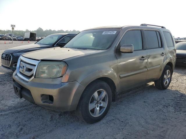HONDA PILOT EXL 2011 with VIN 5FNYF4H5XBB011729 - Photo from auction