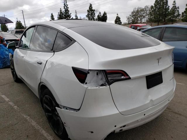 Photo 2 from auction – 2021 TESLA MODEL Y with VIN 5YJYGAEE0MF250953