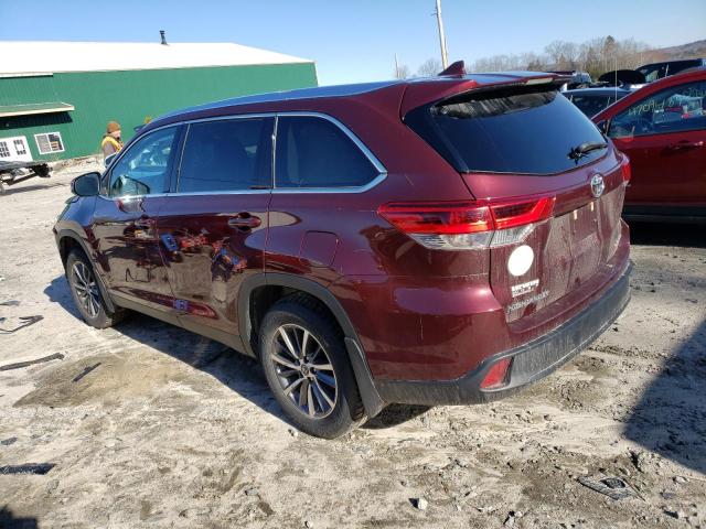 Photo 2 from auction – 2019 TOYOTA HIGHLANDER with VIN 5TDJZRFH6KS735464