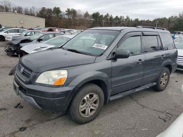 HONDA PILOT EX 2003 with VIN 2HKYF18403H569775 - Photo from auction