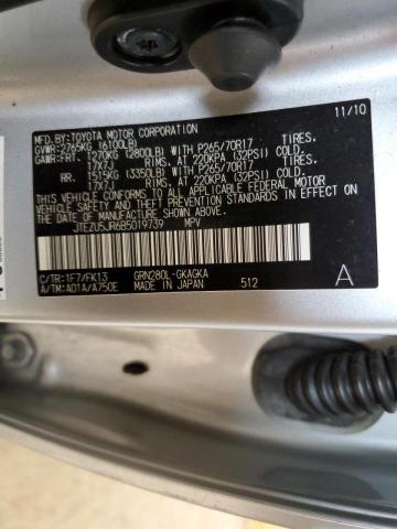 Photo 14 from auction – 2011 TOYOTA 4RUNNER SR with VIN JTEZU5JR6B5019739
