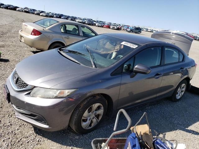 HONDA CIVIC LX 2014 with VIN 2HGFB2F5XEH553018 - Photo from auction