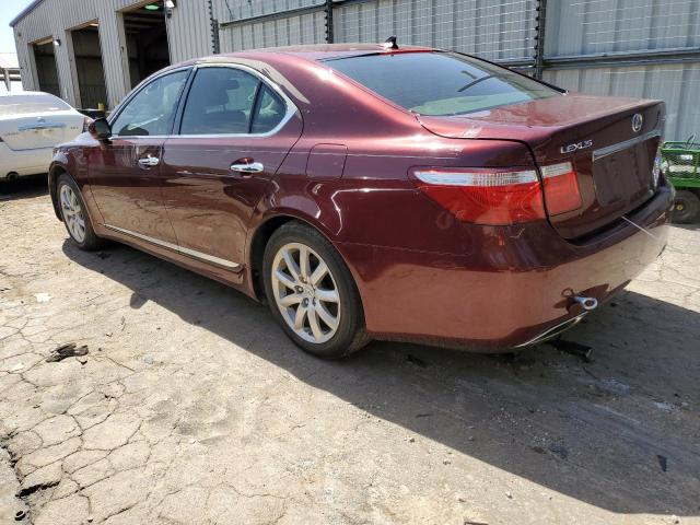 Photo 2 from auction – 2008 LEXUS LS 460 with VIN JTHBL46F085059999