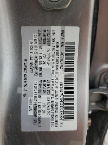 Photo 14 from auction – 2012 MAZDA CX-9 with VIN JM3TB3CV0C0368724
