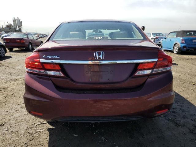 Photo 6 from auction – 2013 HONDA CIVIC LX with VIN 19XFB2F58DE290486