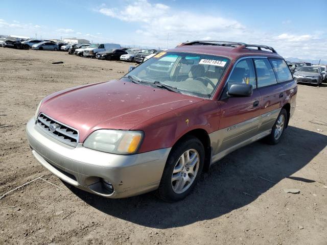 SUBARU LEGACY OUT 2002 with VIN 4S3BH665226617875 - Photo from auction