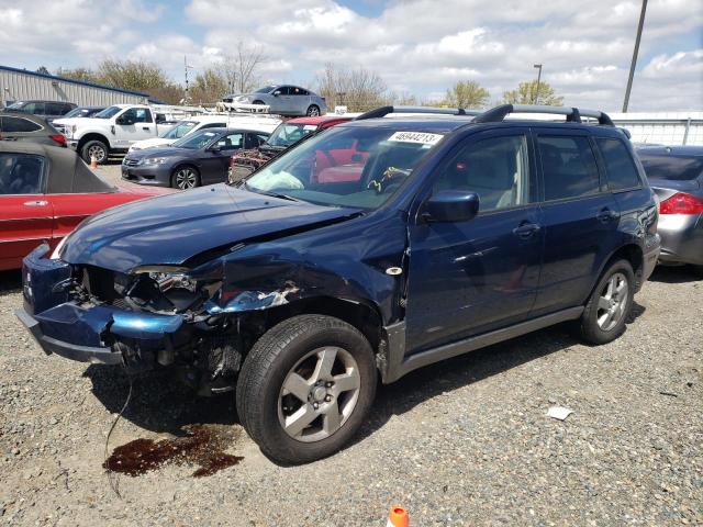 MITSUBISHI OUTLANDER 2004 with VIN JA4LX41F74U035243 - Photo from auction