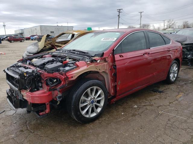 FORD FUSION SE 2017 with VIN 3FA6P0HD7HR245120 - Photo from auction
