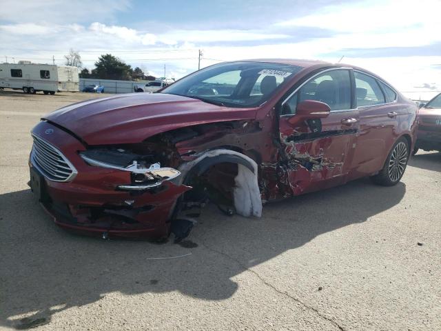 FORD FUSION TIT 2018 with VIN 3FA6P0D90JR168632 - Photo from auction