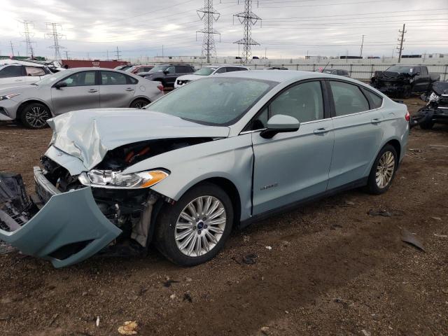 FORD FUSION S H 2014 with VIN 3FA6P0UU0ER218410 - Photo from auction
