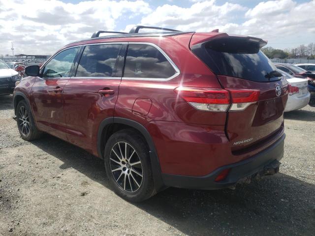 Photo 2 from auction – 2018 TOYOTA HIGHLANDER with VIN 5TDJZRFH9JS541722