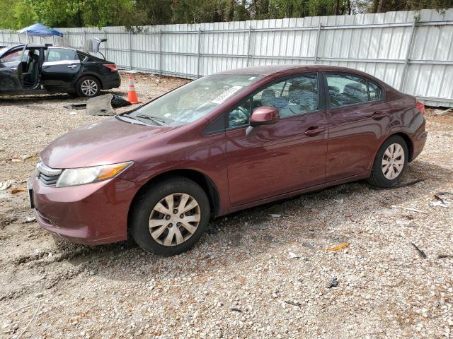 HONDA CIVIC LX 2012 with VIN 19XFB2F59CE080669 - Photo from auction