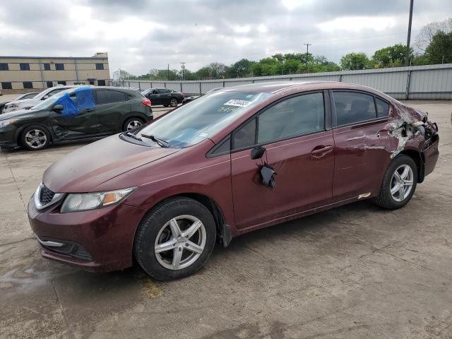 HONDA CIVIC LX 2015 with VIN 19XFB2F58FE018586 - Photo from auction