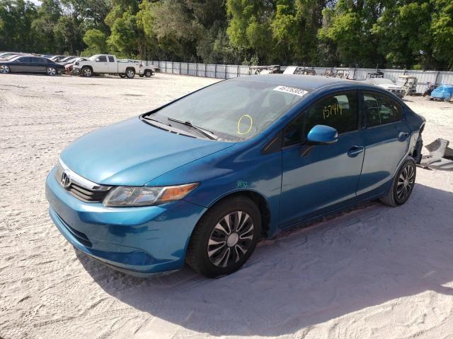 HONDA CIVIC LX 2012 with VIN 2HGFB2F51CH511110 - Photo from auction
