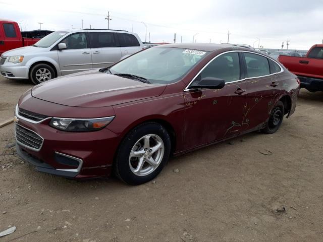 CHEVROLET MALIBU LS 2016 with VIN 1G1ZB5ST7GF286127 - Photo from auction