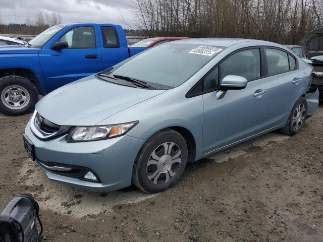 HONDA CIVIC HYBR 2015 with VIN 19XFB4F36FE000324 - Photo from auction
