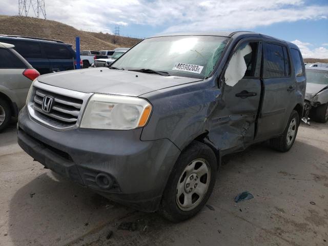 HONDA PILOT LX 2012 with VIN 5FNYF4H23CB055501 - Photo from auction