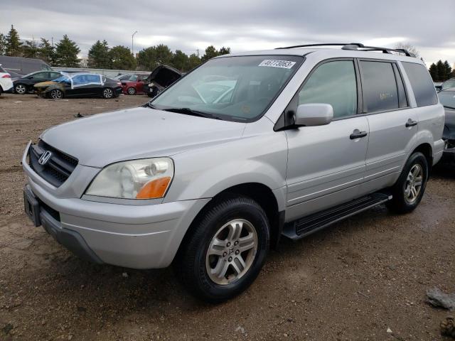 HONDA PILOT EX 2003 with VIN 2HKYF18443H559606 - Photo from auction