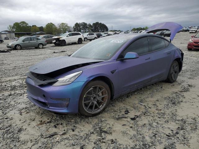 TESLA MODEL 3 2021 with VIN 5YJ3E1EA2MF850547 - Photo from auction