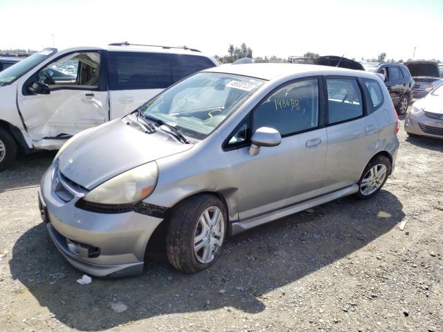 HONDA FIT S 2007 with VIN JHMGD38607S047362 - Photo from auction