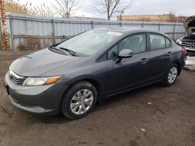 HONDA CIVIC LX 2012 with VIN 2HGFB2F46CH023830 - Photo from auction